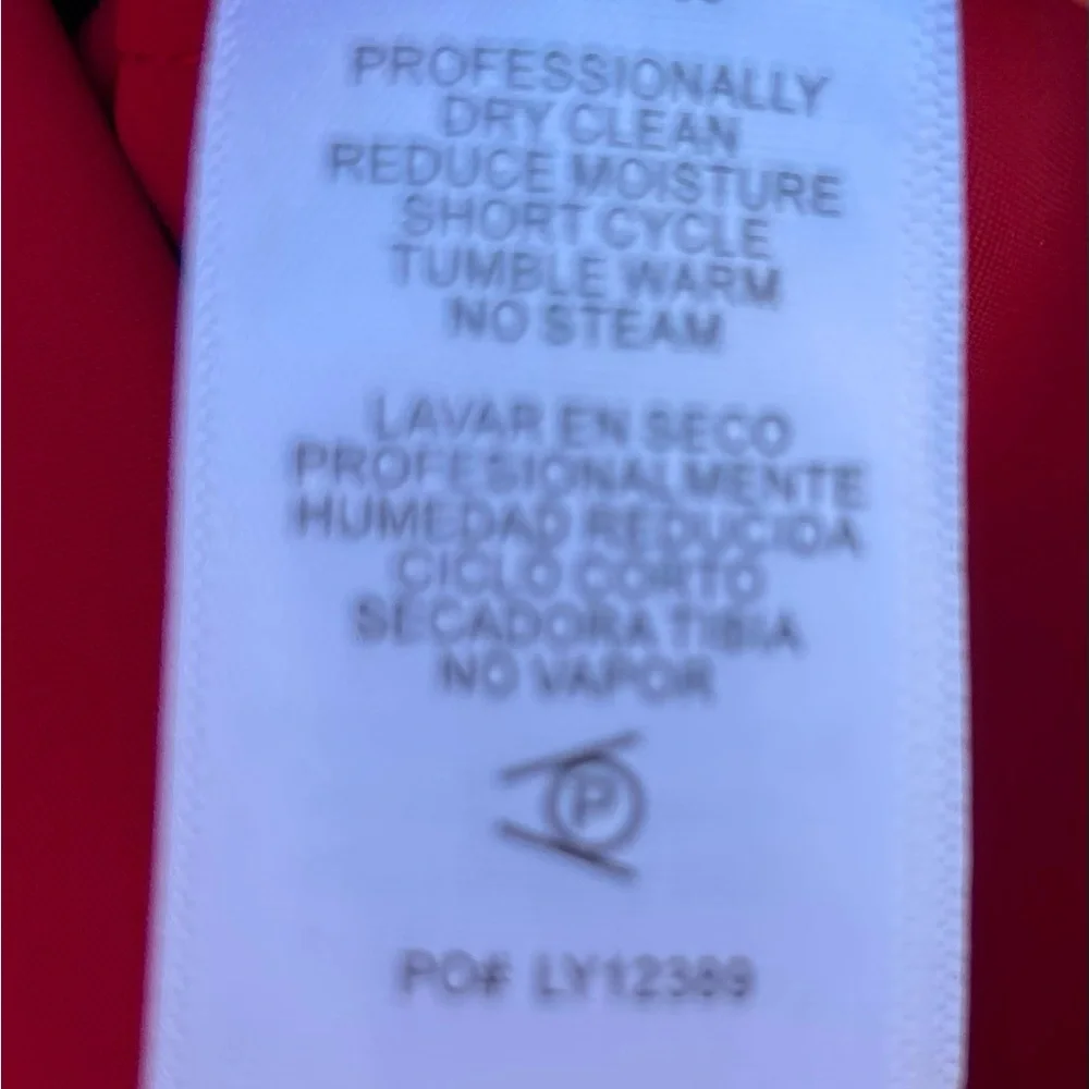 Sz-4-Laundry by Shelli Segal red bodycon dress-color is closer to pic of tag - Picture 6 of 6